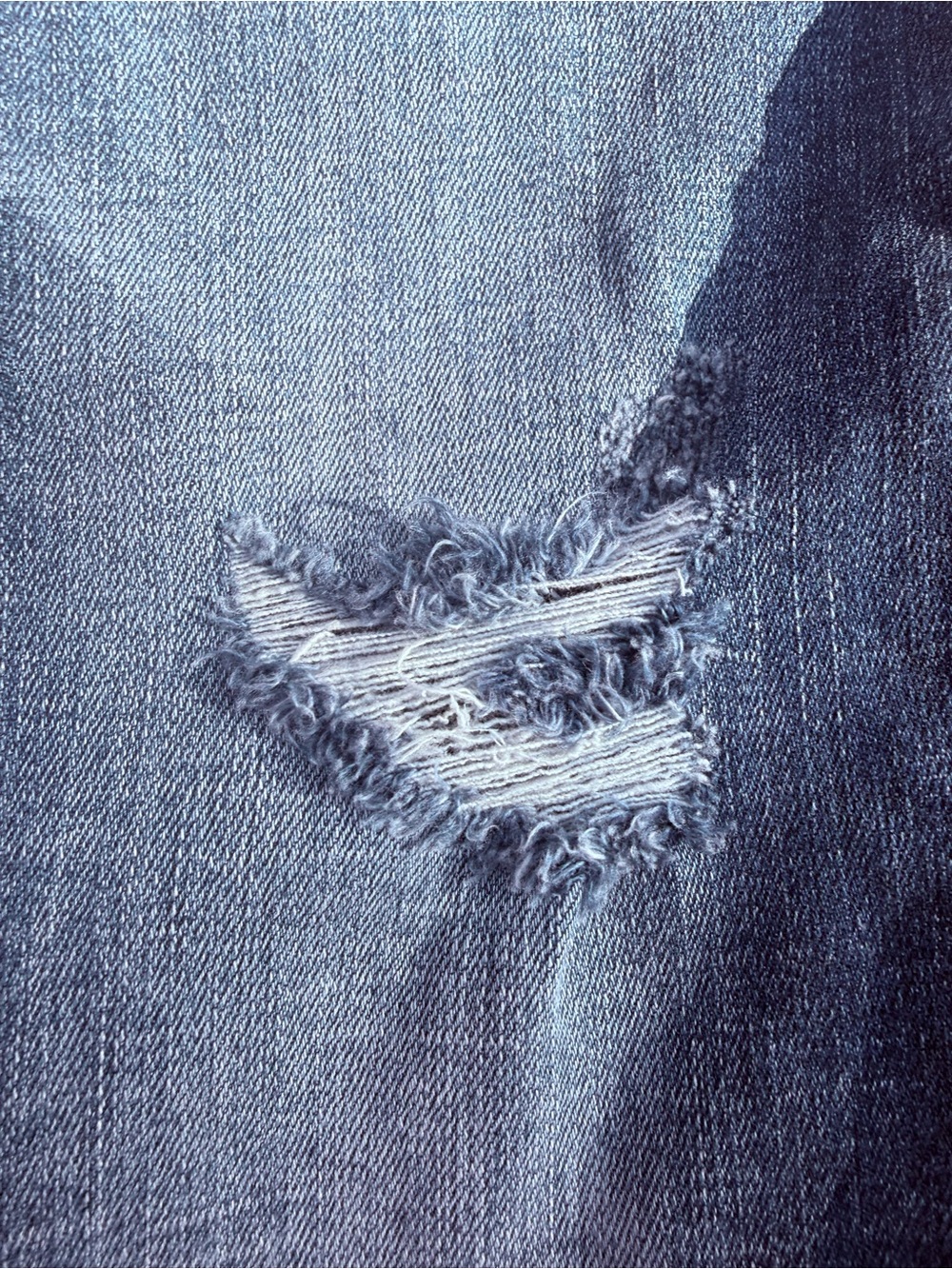 Judy Blue Women's Blue Flare Jeans with Distressed Detail - Picture 6 of 13